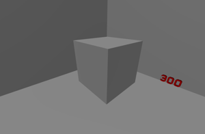 a box in the corner